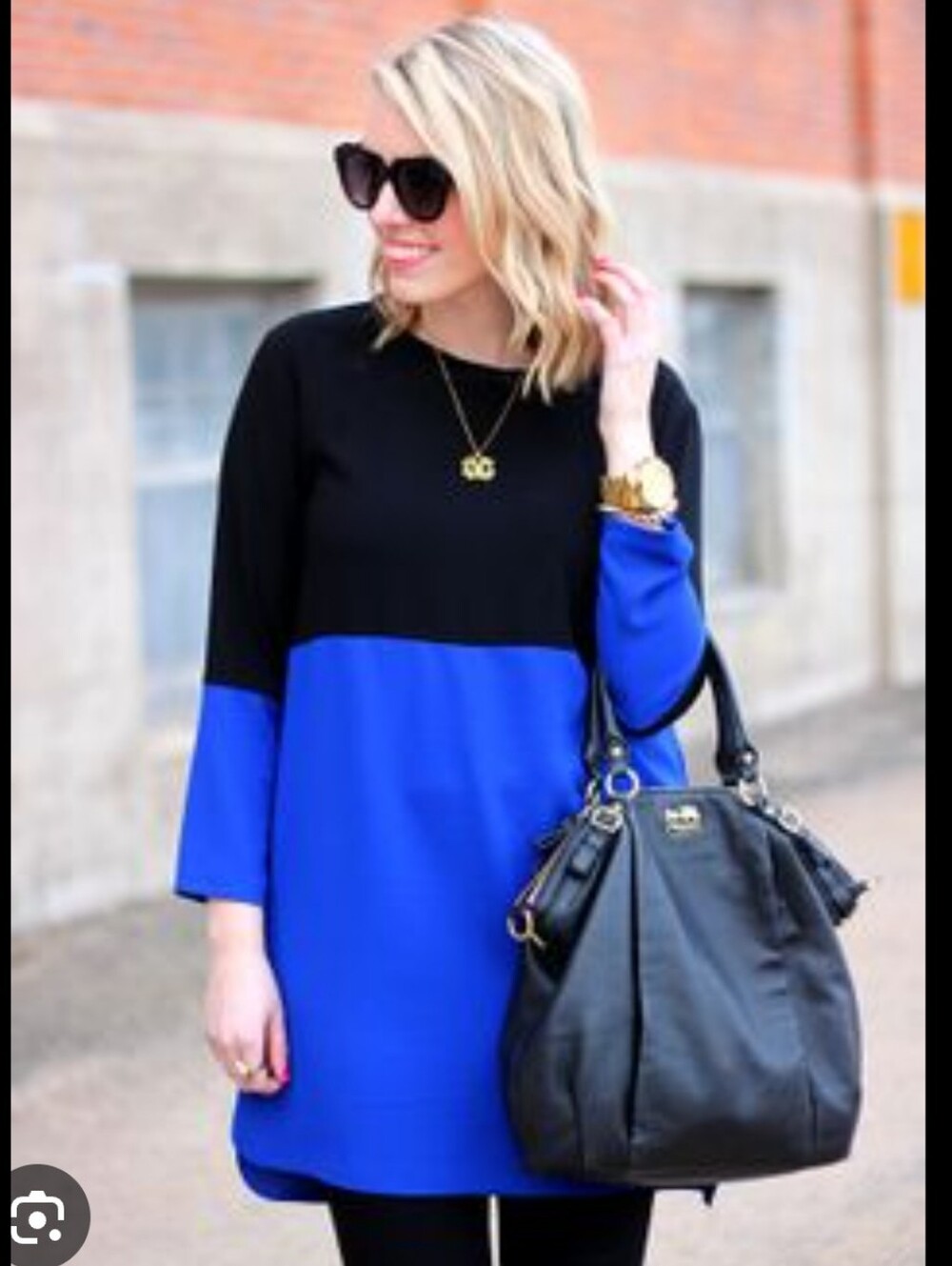 Zara ASOS Colorblocked Dress